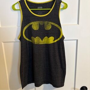 Batman Men's Tank Top - Black and Yellow